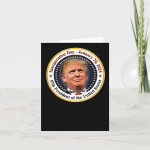 Tarjeta Recuerdos del Día de la Inauguración 2025 - Donald