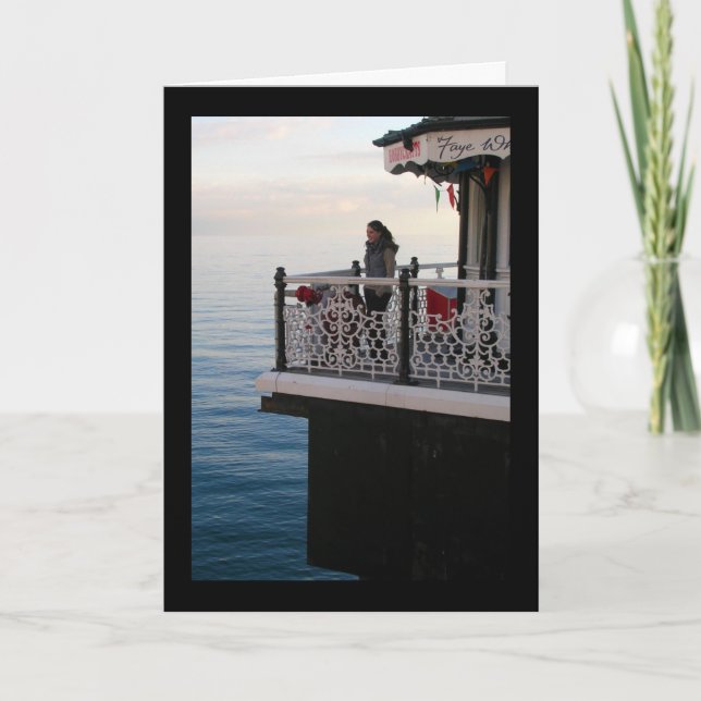 Tarjeta Recuerdos en el Muelle (Anverso)
