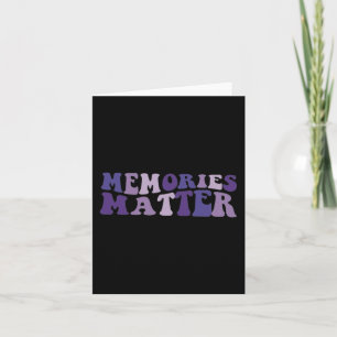 Tarjeta Recuerdos Importan Apoyo a la Conciencia del Cereb