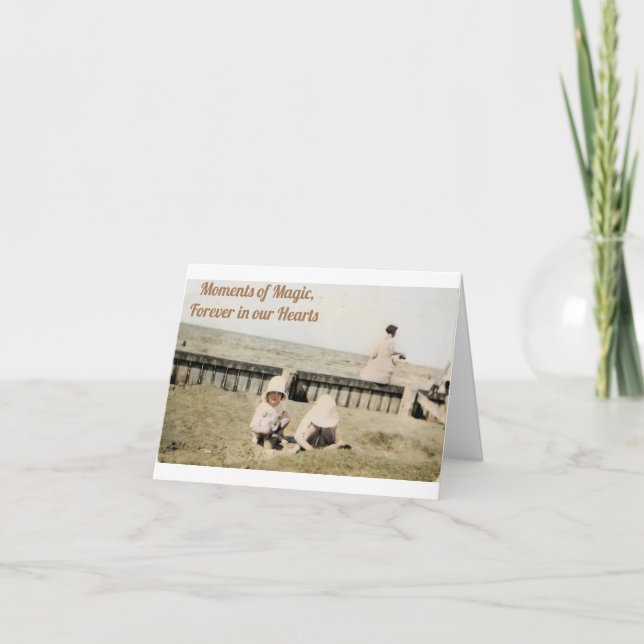 Tarjeta Recuerdos mágicos de nuestro tiempo juntos (Anverso)