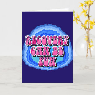 Tarjeta Recuperación DIVERTIDO Geoda 12 Pasos Lema de Recu