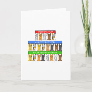 Tarjeta Recuperación rápida de la cirugía de hernia