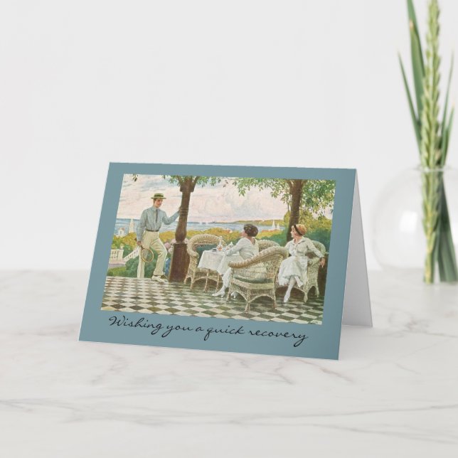 Tarjeta Recuperación rápida para los amantes del tenis (Anverso)