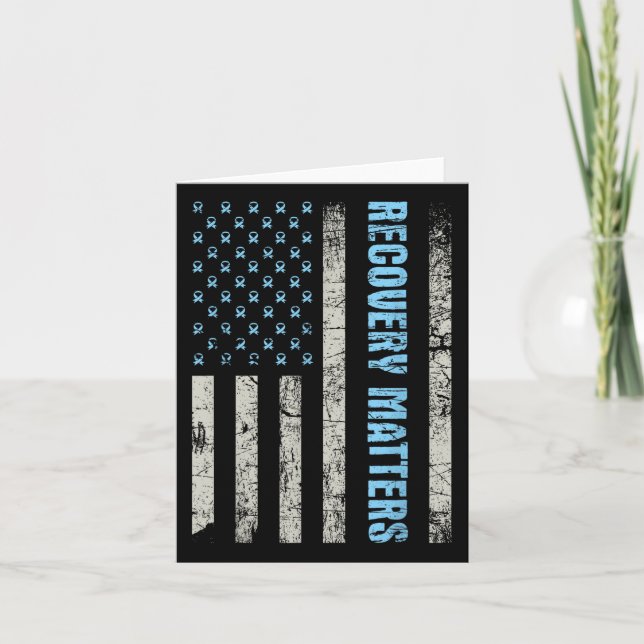 Tarjeta Recuperación S - Aniversario De La Sobriedad Sober (Anverso)