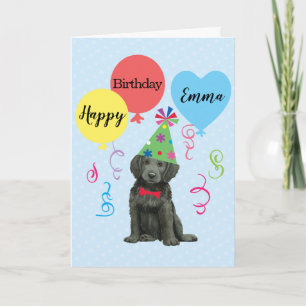 Tarjeta Recuperador con capa plana de globos de fiesta de 