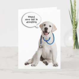 Tarjeta Recuperador de Labrador recuperarse pronto