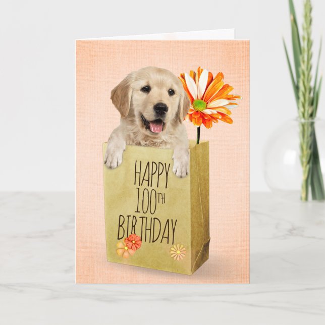 Tarjeta Recuperador de oro en la bolsa de cumpleaños númer (Anverso)