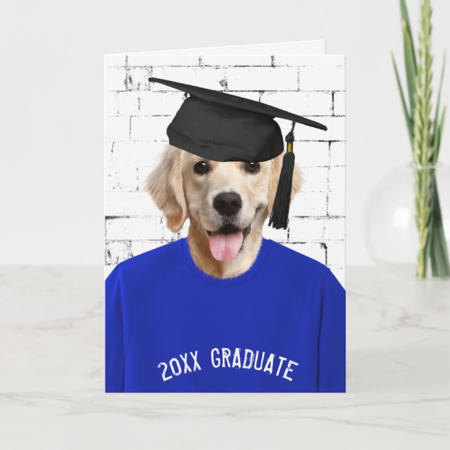 Tarjeta recuperador dorado con tapa de graduación (Anverso)