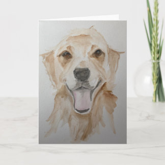 Tarjeta recuperador dorado de acuarela dulce