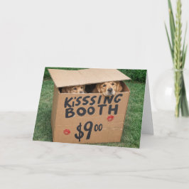 Tarjeta Recuperadores dorados en caja de besos