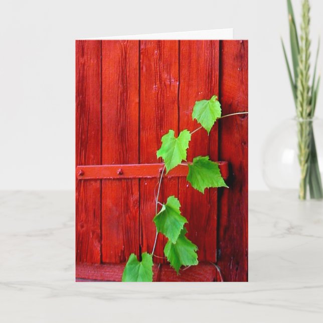Tarjeta Red Barn Vine (Anverso)