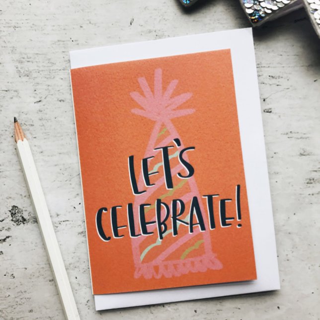 Tarjeta Red Celebremos el Gorra de cumpleaños (Subido por el creador)