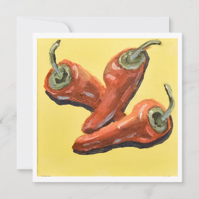 Tarjeta Red Chili Pepper Trio (Anverso)