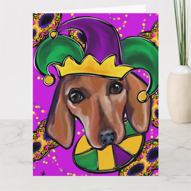 TARJETA RED DACHSHUND (Anverso)