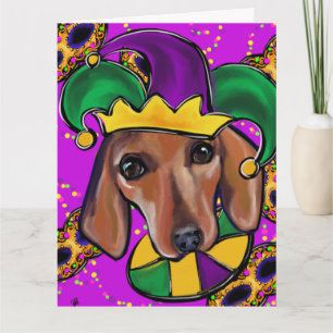 TARJETA RED DACHSHUND