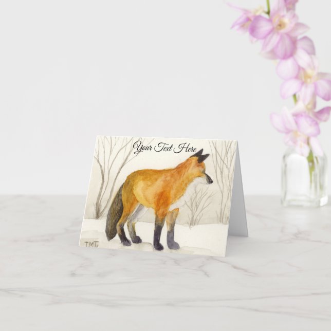 Tarjeta Red Fox Card (Orquídea)