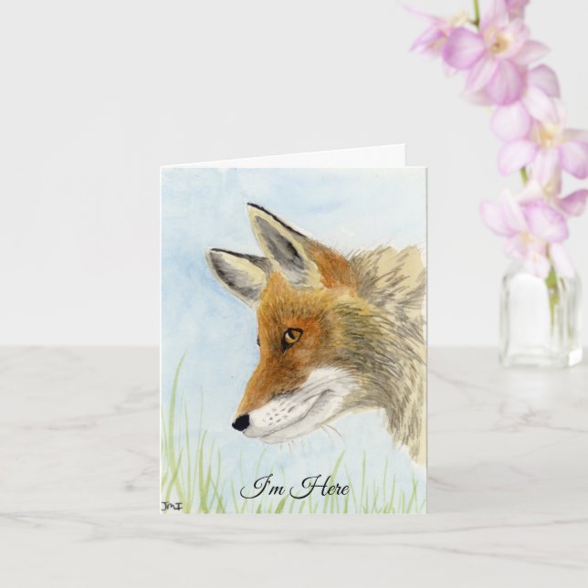 Tarjeta Red Fox Card (Orquídea)