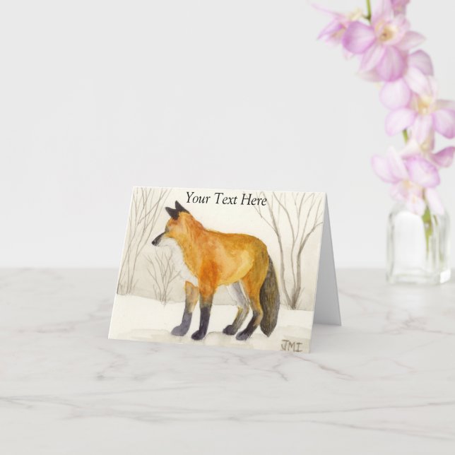 Tarjeta Red Fox Card (Orquídea)