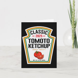 Tarjeta Red Ketchup Diy Halloween Costume Grupo K