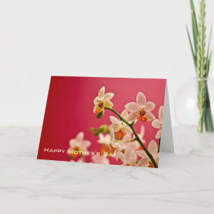 Tarjeta Red Orchid • Happy Mother's Day Card