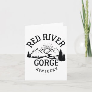 Tarjeta Red River Gorge Hike Kentucky Parks Senderismo