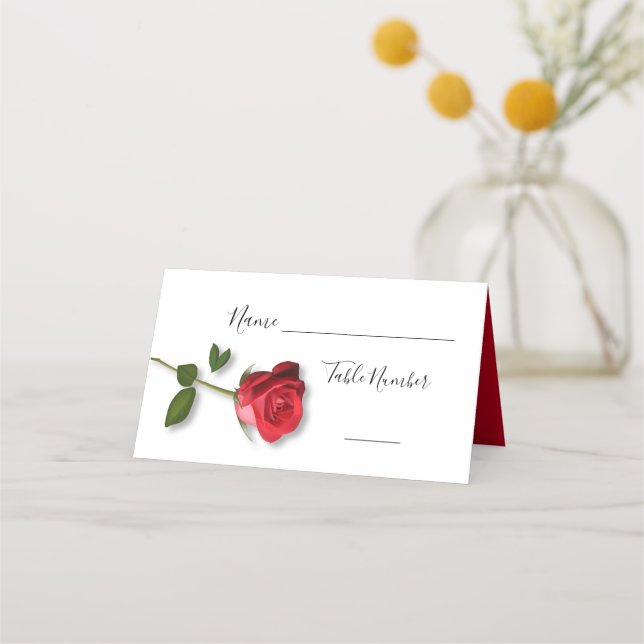 Tarjeta Red Rose Place (Anverso)