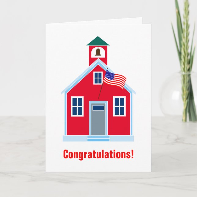 Tarjeta Red School House (Anverso)