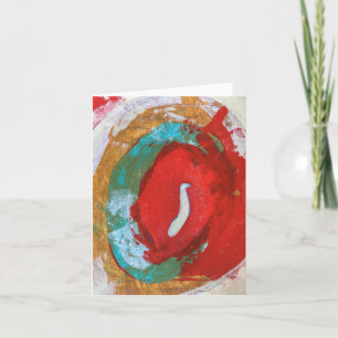 Tarjeta Red Tide Blank Notecard