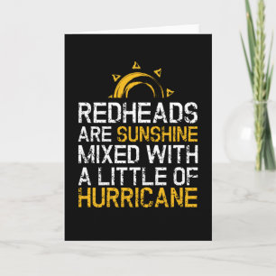 Tarjeta Redhead Sunshine Mc1r Red Hair