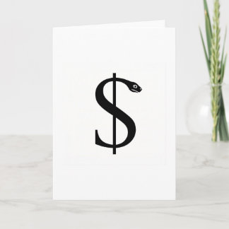 TARJETA REDISEÑO DEL DÓLAR / DINERO CURATIVO