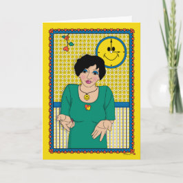 Tarjeta Reducirla Fuera De La Saludo