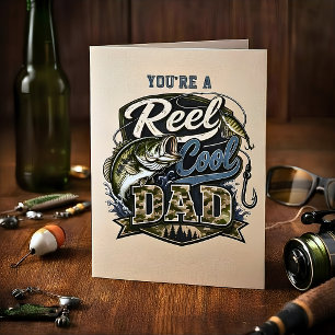 Tarjeta Reel Cool Dad Personalízalo Cumpleaños