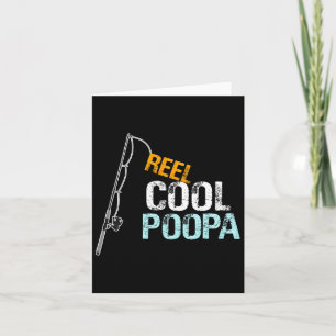 Tarjeta Reel Cool Poopa Para Abuelo De Nieta Gra