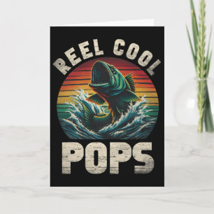 Tarjeta Reel Cool Pops Caramelo de Pesca Papá Día del Padr