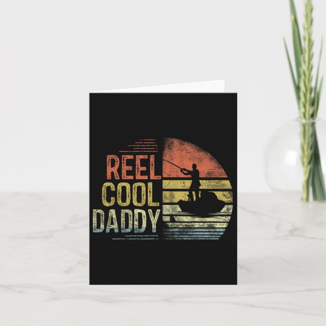 Tarjeta Reel Guay Daddy Pescador Regalos Papi Cumpleaños V (Anverso)