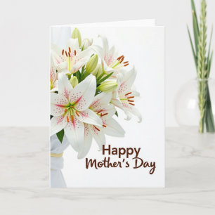 Tarjeta refinada del Día de la Madre