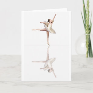tarjeta reflectionsGreeting del ballet