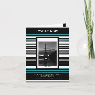 Tarjeta Reflejo de la torre Eiffel de la Francia de la Vin