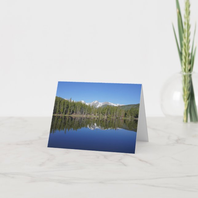 Tarjeta Reflejo del lago Sprague (Anverso)