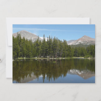 Tarjeta Reflejo del lago Yosemite
