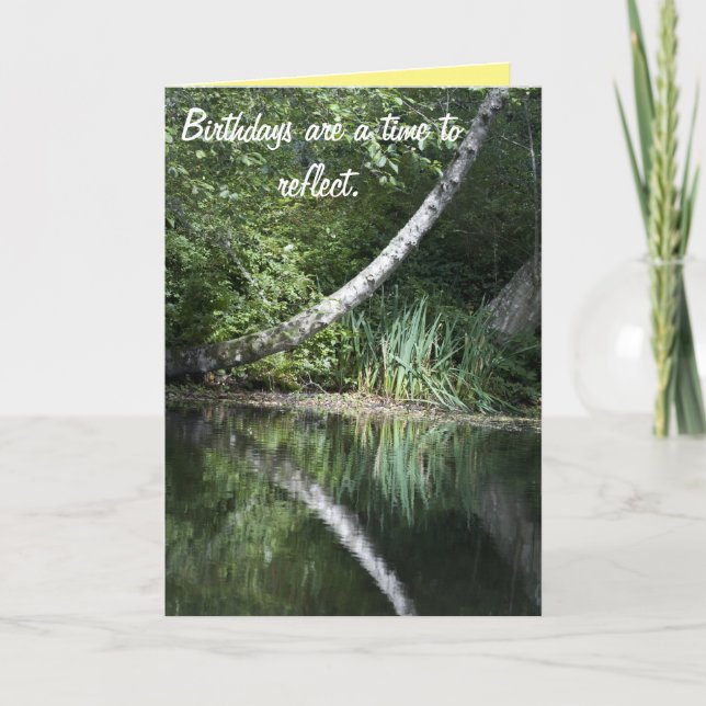 Tarjeta Reflexión de cumpleaños (Anverso)