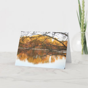 Tarjeta Reflexión de la caída