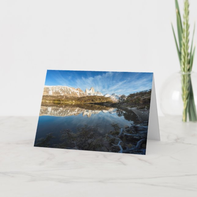 Tarjeta Reflexión de la Patagonia (Anverso)