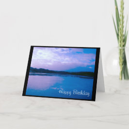 Tarjeta Reflexiones azules