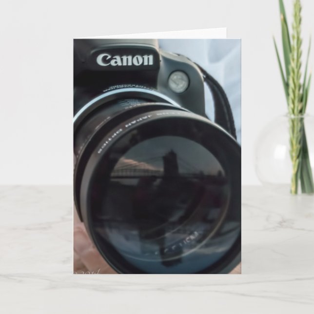 Tarjeta Reflexiones de la fotografía (Anverso)