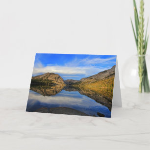 Tarjeta Reflexiones en el lago Tenaya