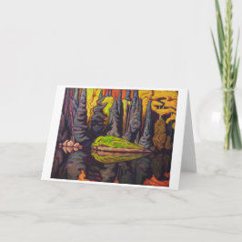 Tarjeta Reflexiones, lago de arena, Algoma | Lawren Harris