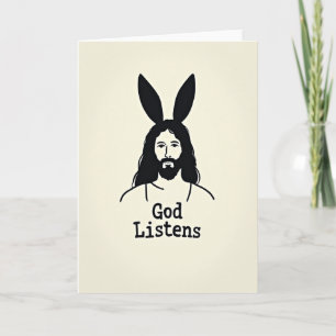 Tarjeta reflexiva Dios Escucha