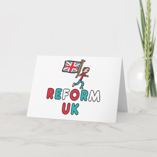 Tarjeta Reform UK (Anverso)