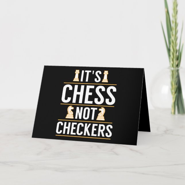 Tarjeta refresque su ajedrez no damas fichas jugadores reg (Anverso)